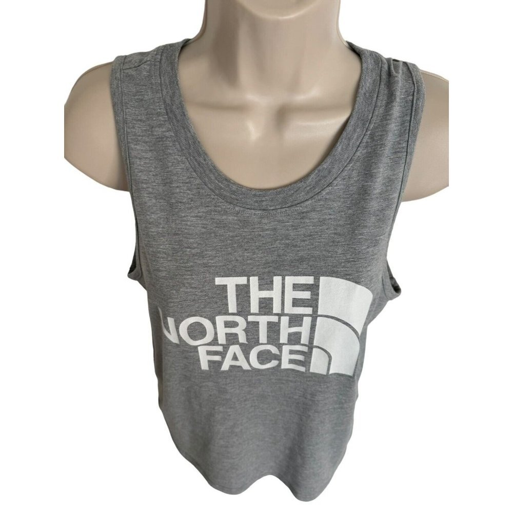 THE NORTH FACE Women's Half Dome Tank Gray White Size XS NWT Sleeveless Top $30 - Picture 5 of 10